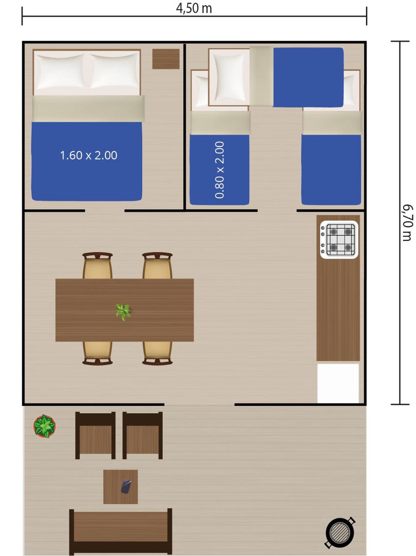 Easyatent Safari Tent Park Umag Værelse billede